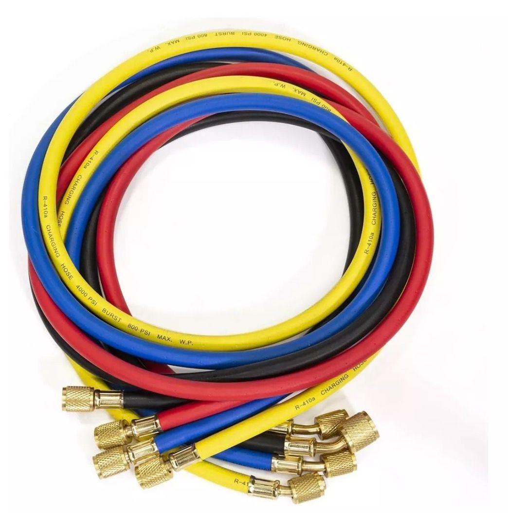 Kit Manómetro Carga Aire Acondicionado Profesional-6