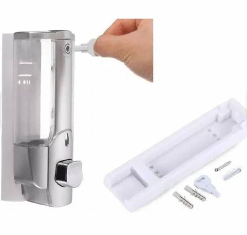 Dispensador Jabón Doble Liquido Alcohol Gel Shampo-1