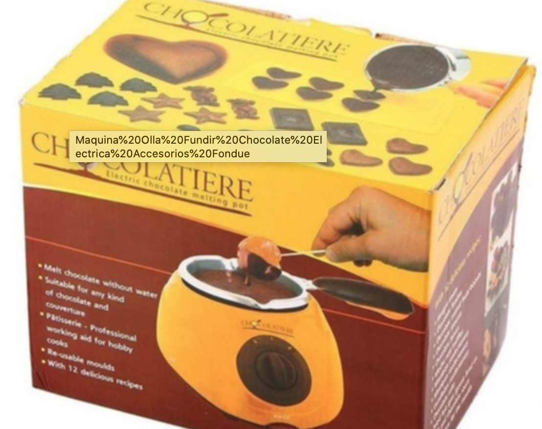 Maquina Chocolate Fondue Derrite 30 Accesorios-4