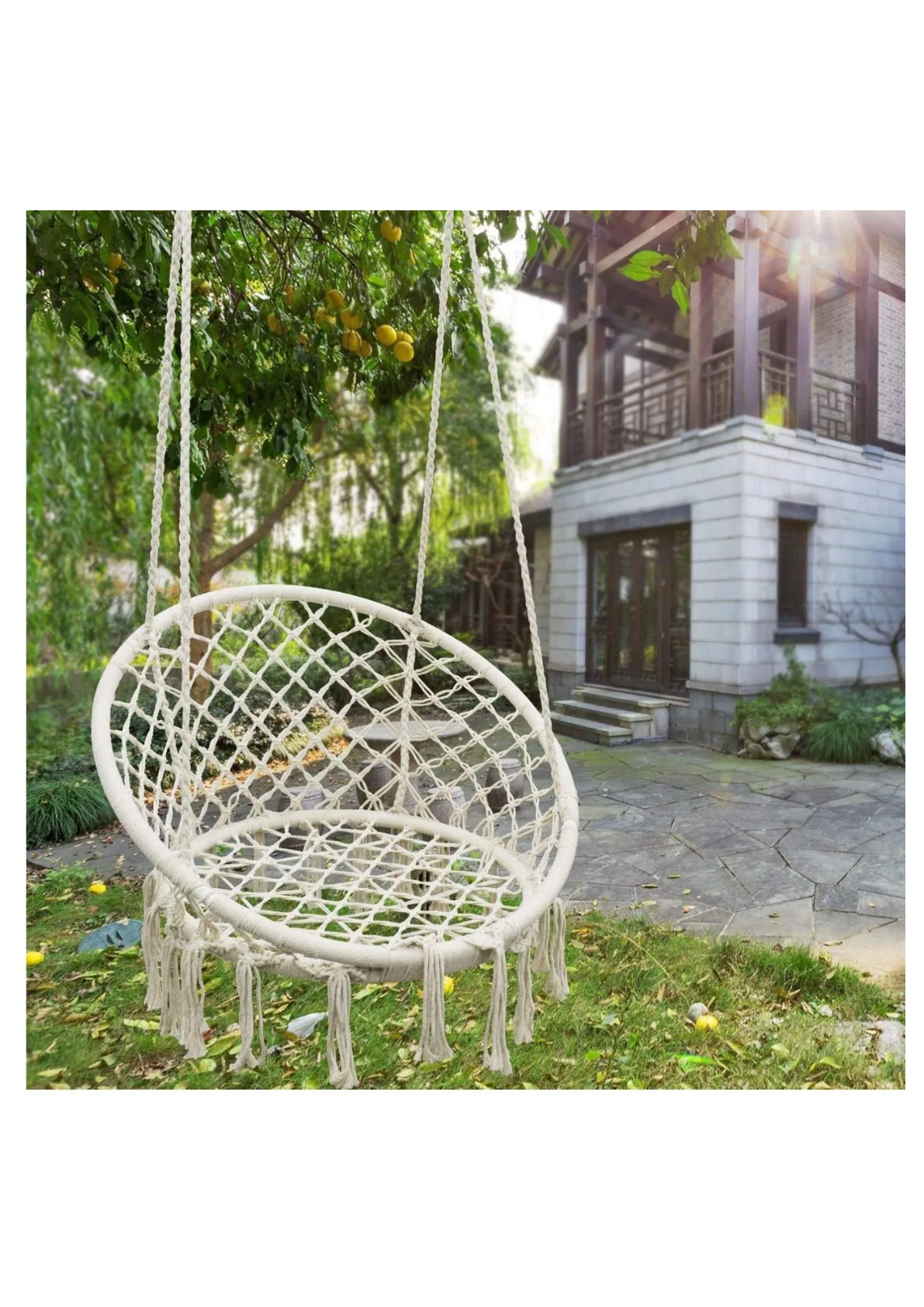 SILLA COLGANTE HAMACA PARA TERRAZA -3
