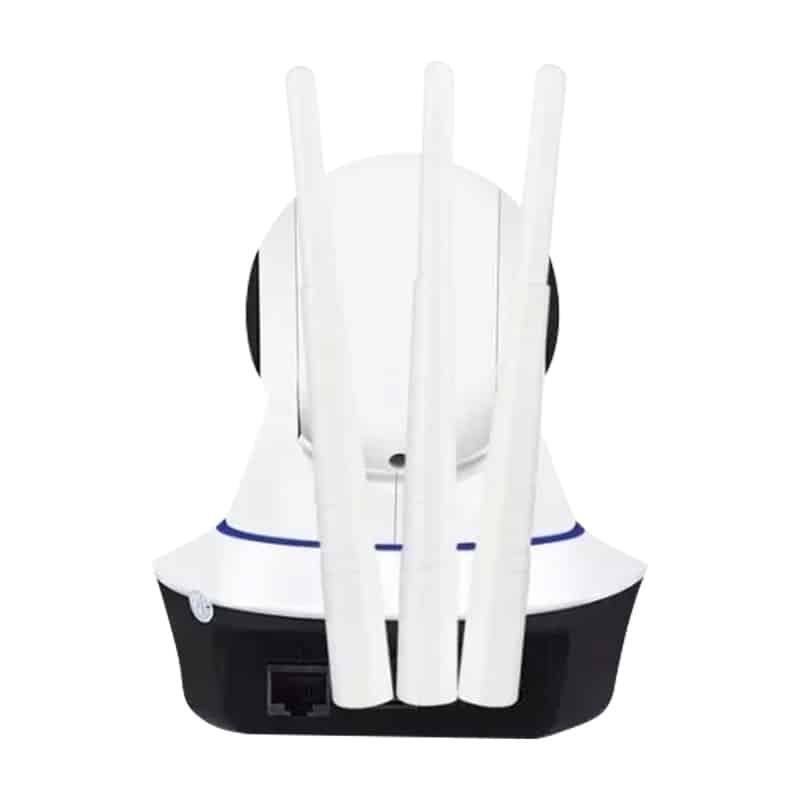 Camara Seguridad IP Wifi 3 Antenas 360° Blanca -1