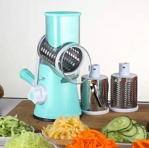 Rallador Verduras Frutas Cortador Picador Rebanador Queso-2