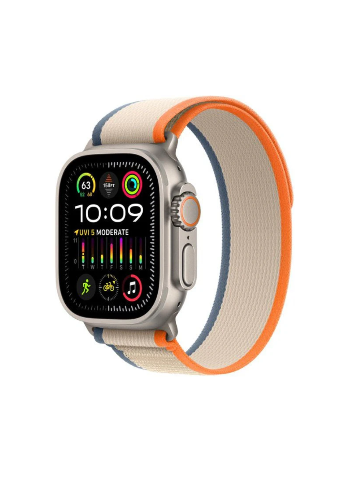 Reloj Inteligente + 3 Correas Ultra 2 + Audífonos Negro-3