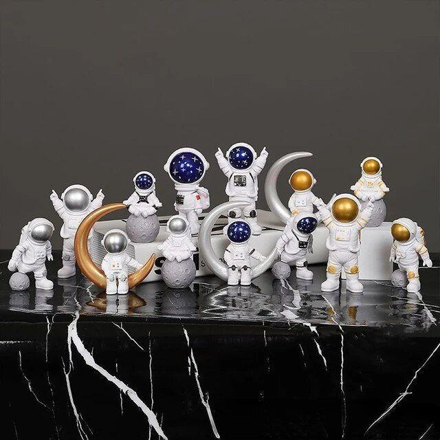 FIGURAS DE ASTRONAUTAS JUGUETES EDUCATIVOS DECORACION PARA ESCRITORIOS Y HOGAR-2