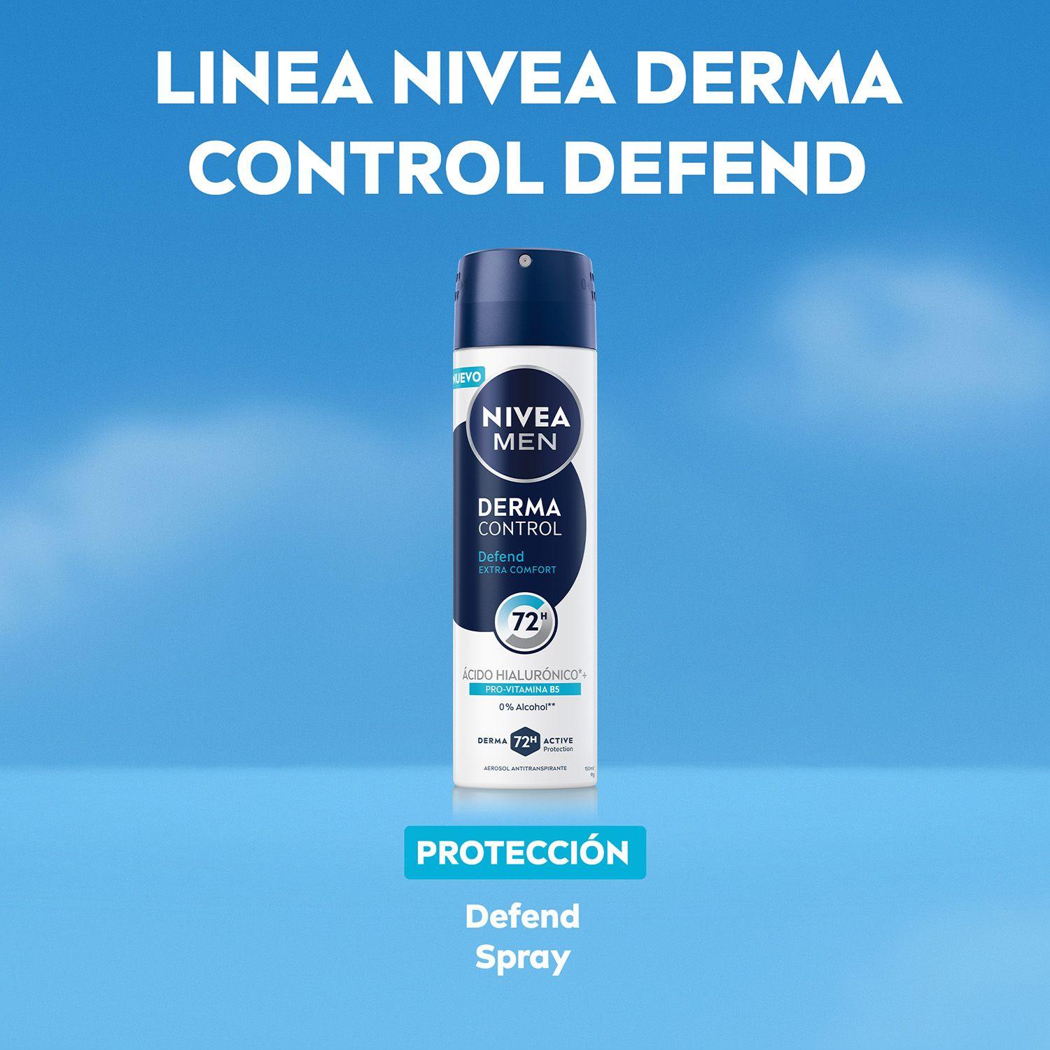 NIVEA MEN Desodorante Derma Control Defend Spray 150ml-1