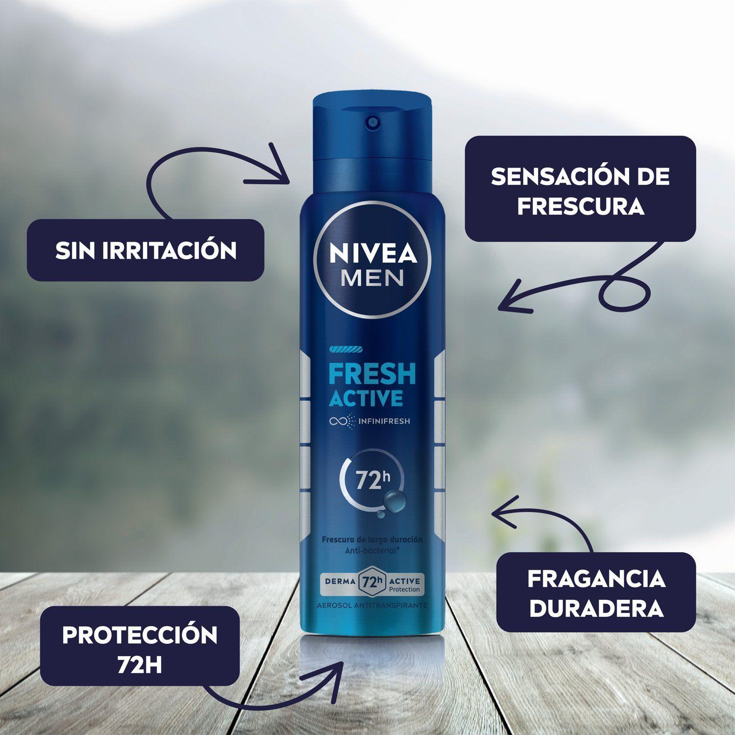 NIVEA MEN Desodorante Fresh Spray 150ml-4