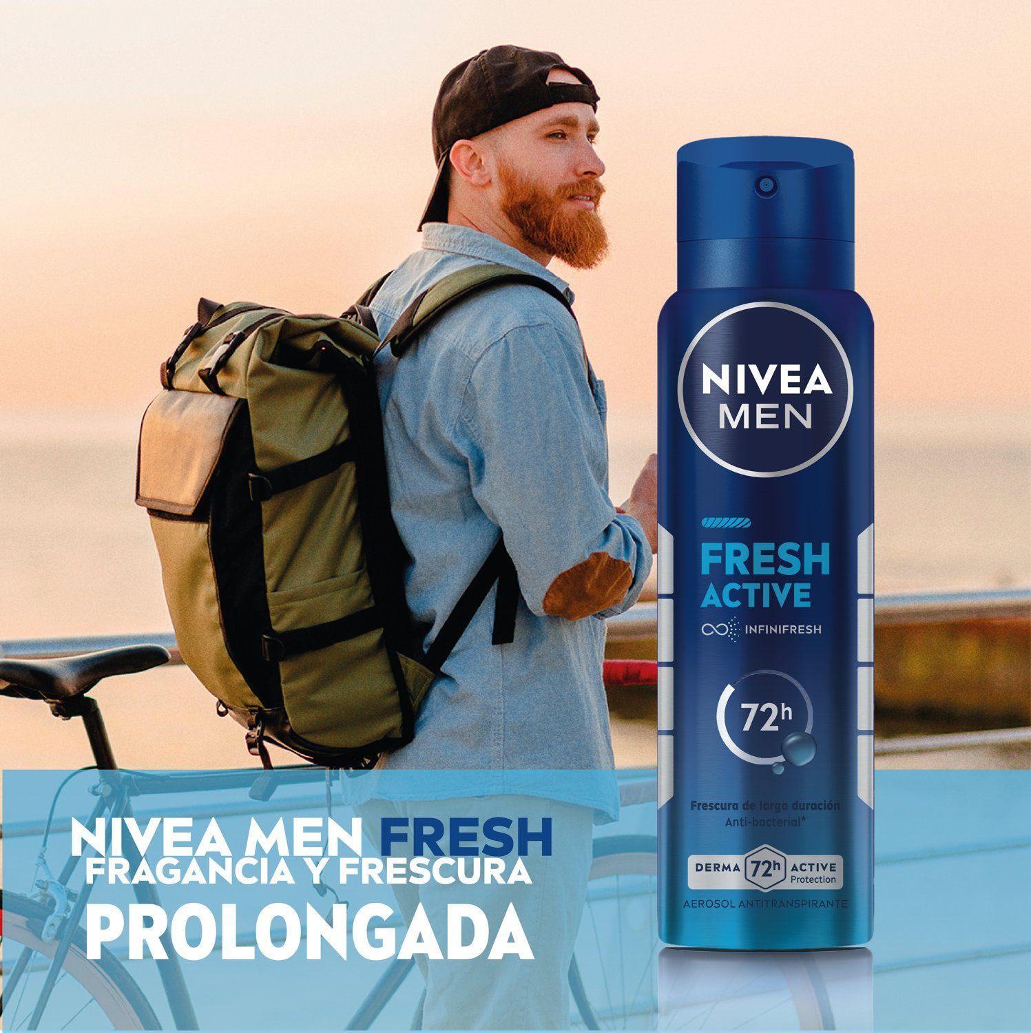 NIVEA MEN Desodorante Fresh Spray 150ml-7