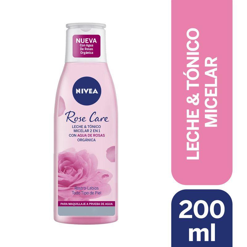 Leche & Tónico Micelar 2 En 1 Nivea Rose Care 200ml-0