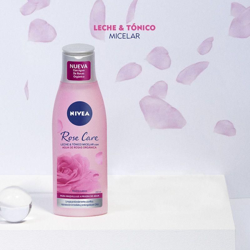 Leche & Tónico Micelar 2 En 1 Nivea Rose Care 200ml-1