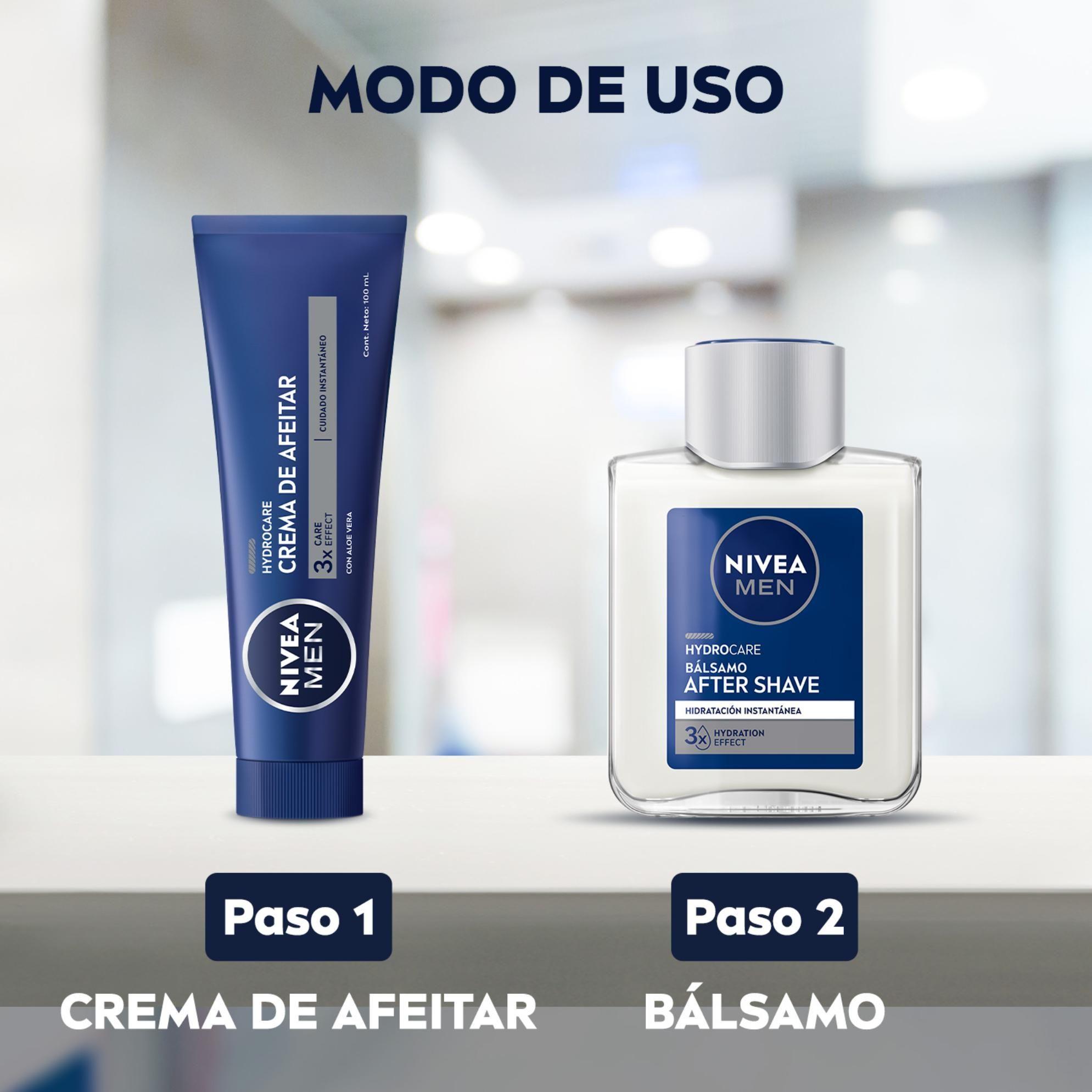 NIVEA Men Crema de Afeitar Suave 100ML-5