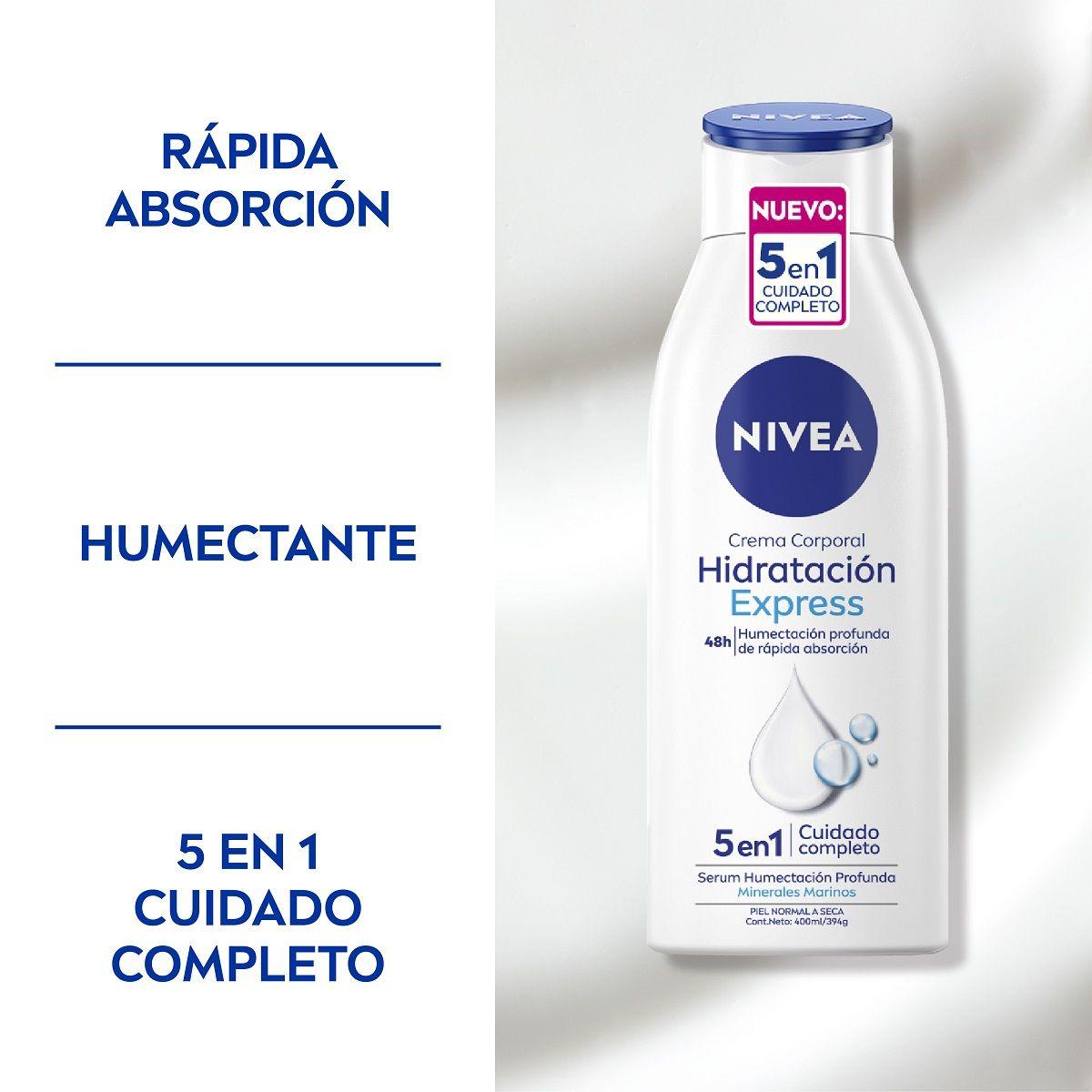 Crema Corporal Nivea Hidratación Express 400ml-3