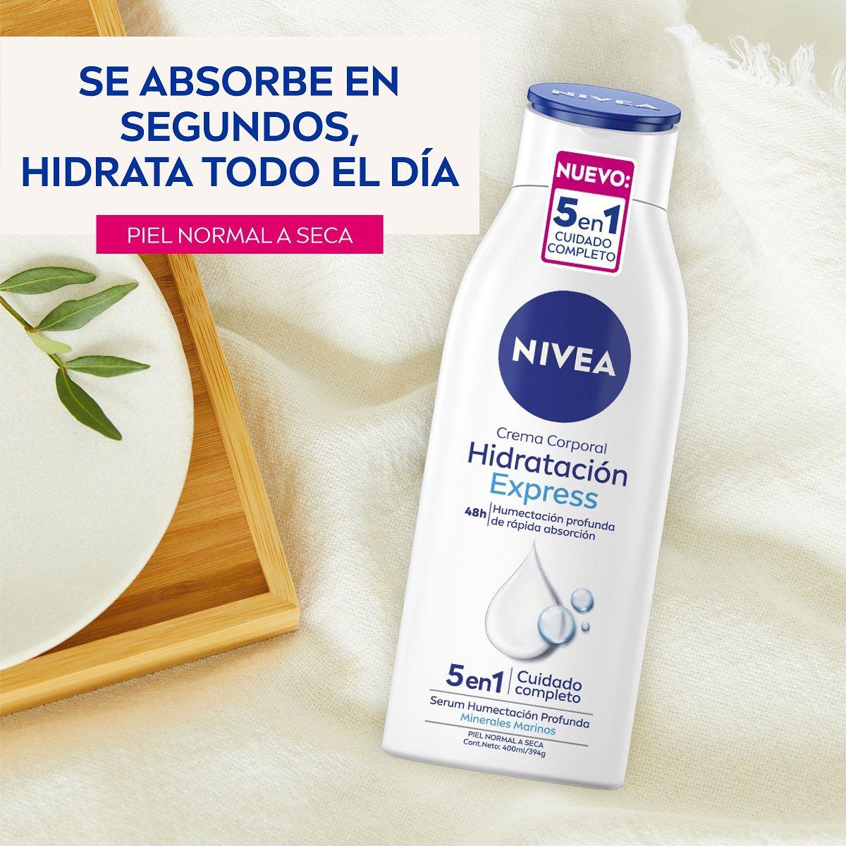 Crema Corporal Nivea Hidratación Express 400ml-5