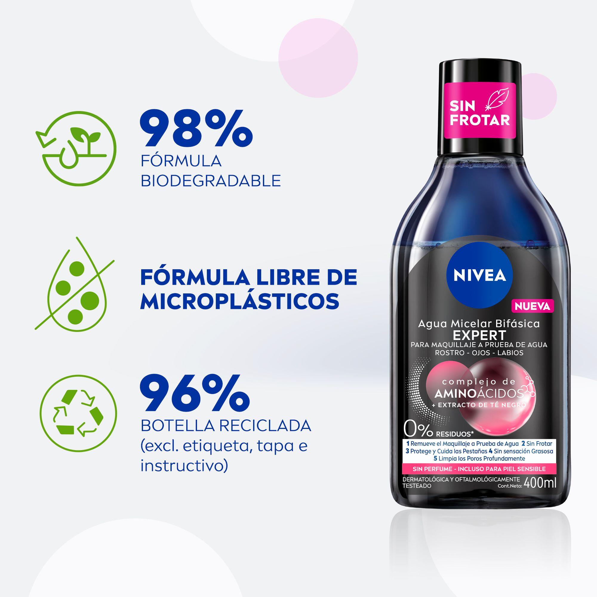 NIVEA Desmaquillante Agua Micelar Bifásica 400ml-4