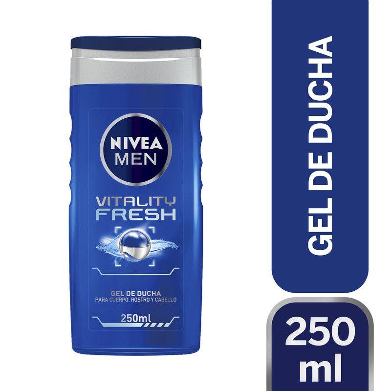 Gel De Ducha Nivea Men Vitality Fresh 250ml-0