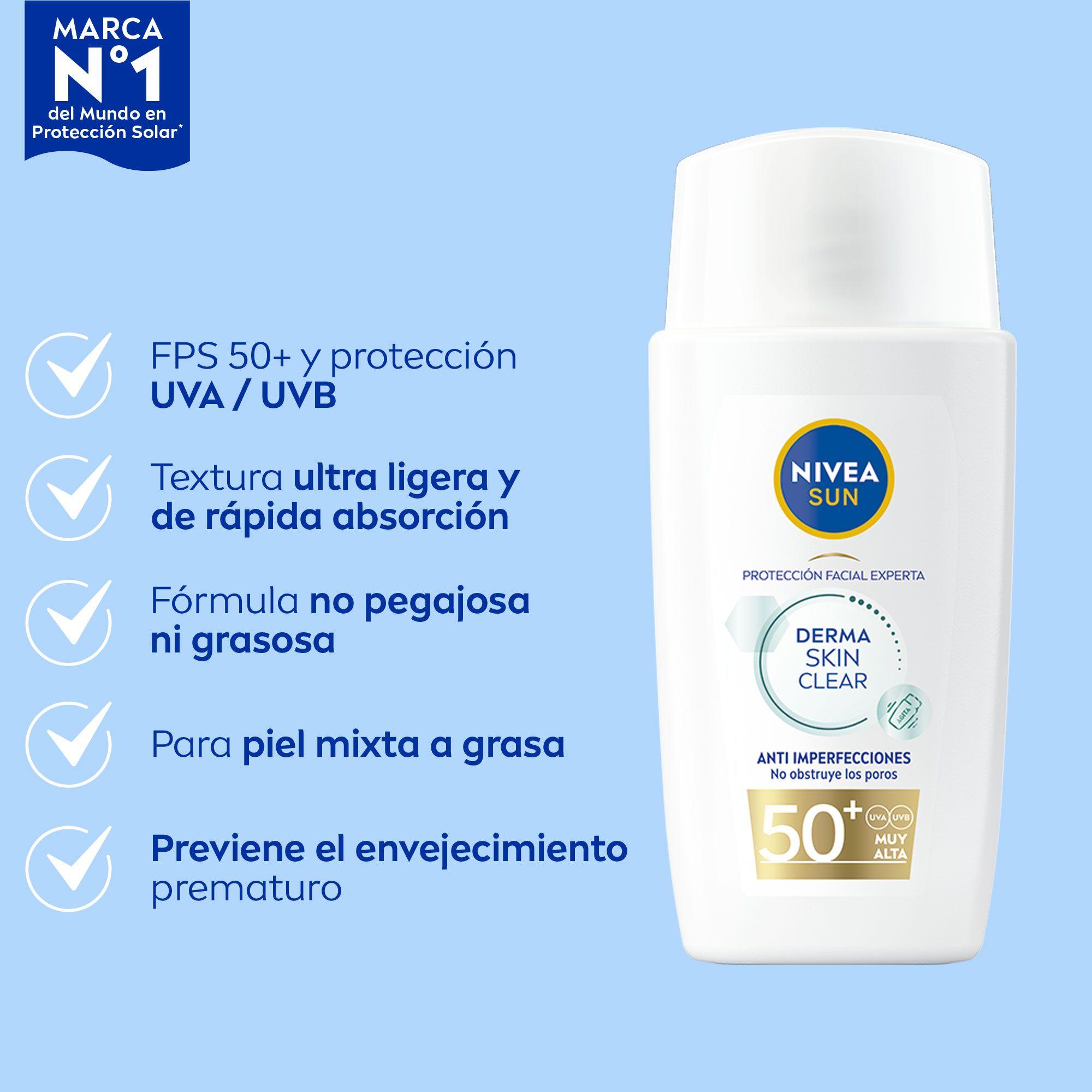 NIVEA SUN Protector Solar Anti-Imperfecciones FPS 50+-2