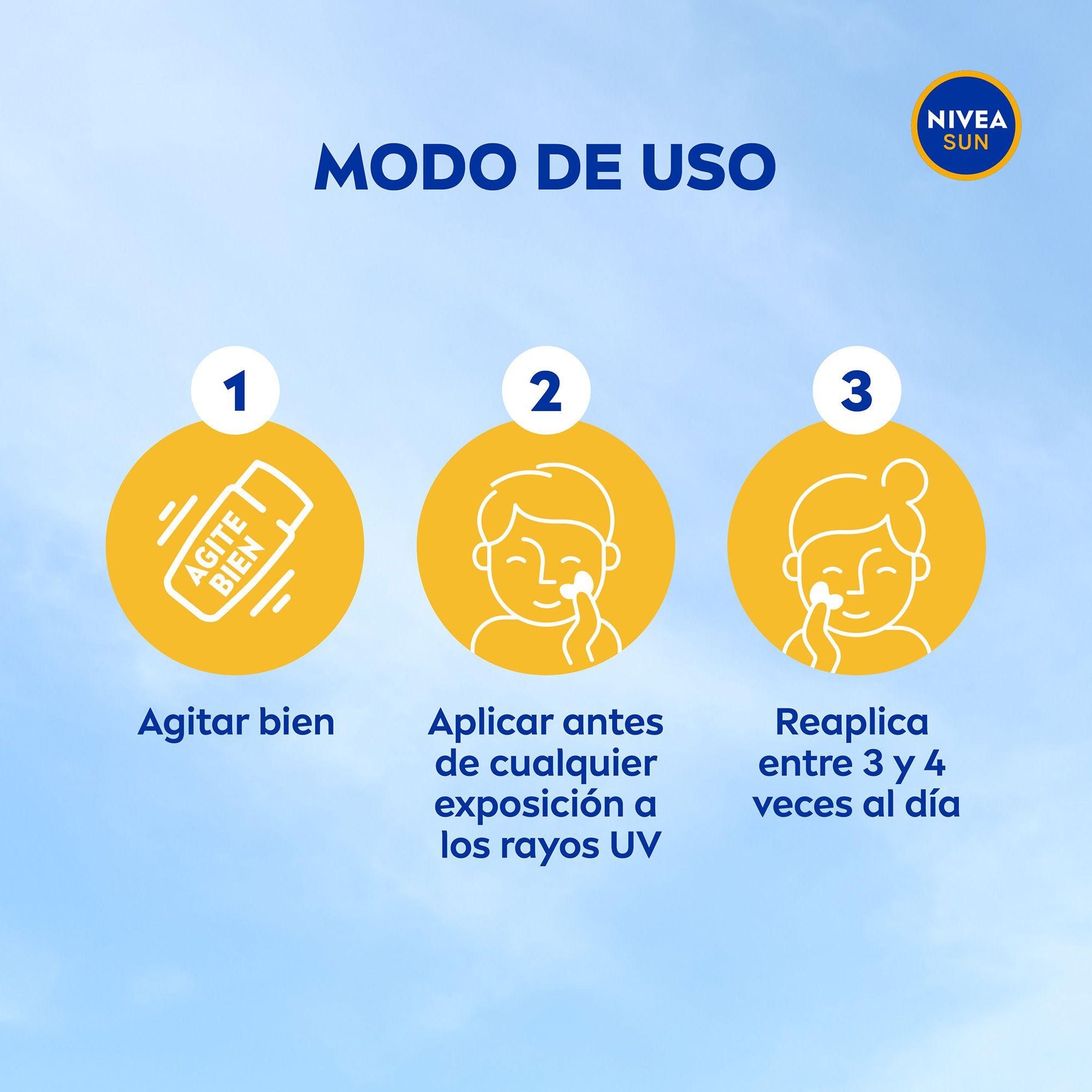 NIVEA SUN Protector Solar Anti-Imperfecciones FPS 50+-4