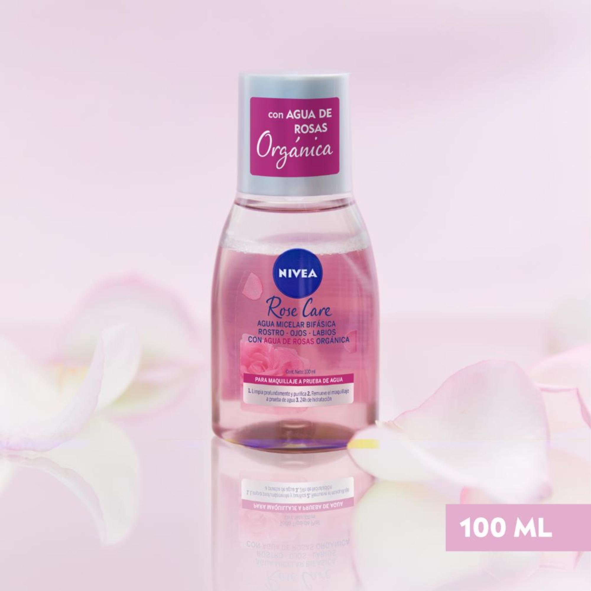 Nivea Rose Agua Micelar Bifasica 100ml-4