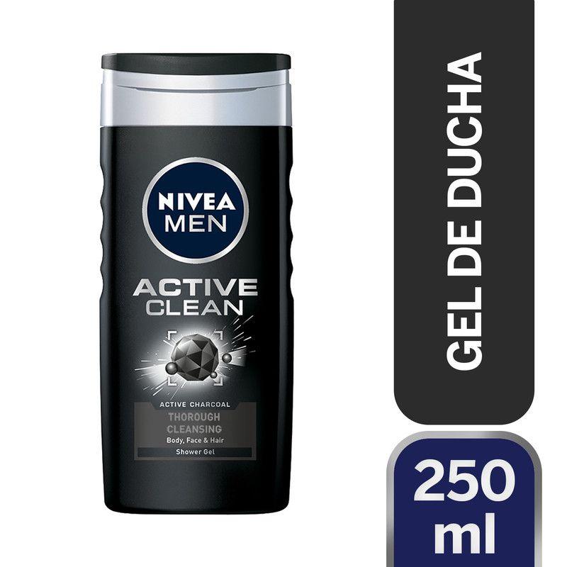 Gel De Ducha Nivea Active Clean 250ml Deep-0