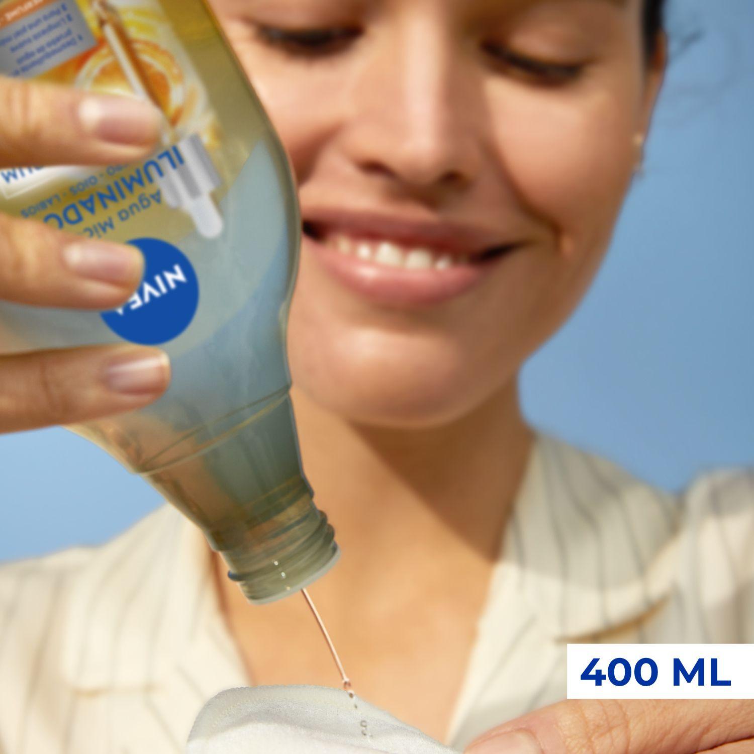 NIVEA Agua Micelar Bifásica Iluminadora 400ml-4