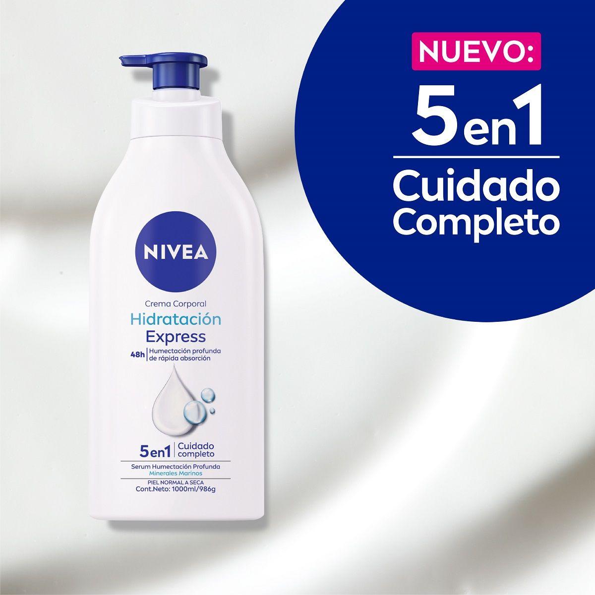 Crema Corporal Nivea Hidratación Express 1000ml-6