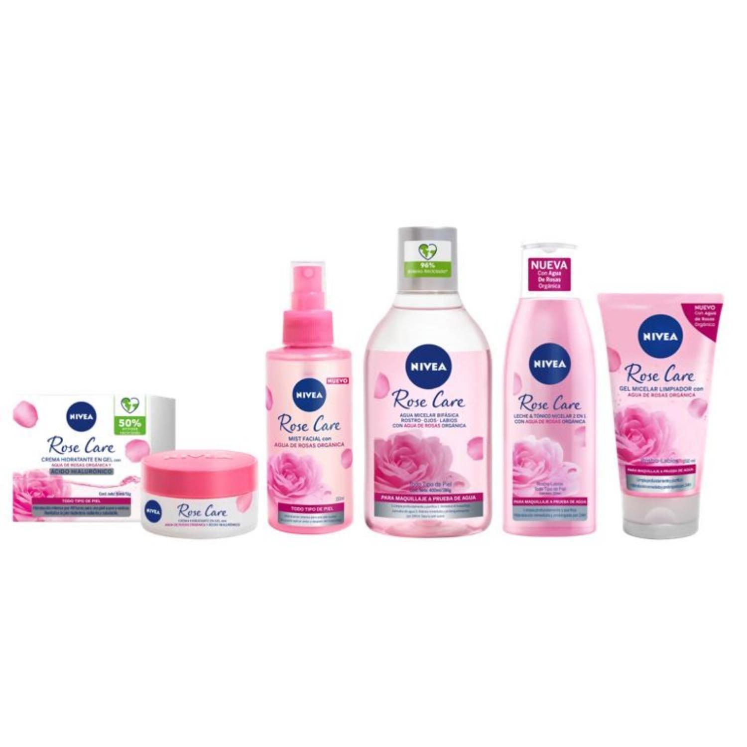 Rutina Completa de Cuidado Facial Rose Care Nivea-0
