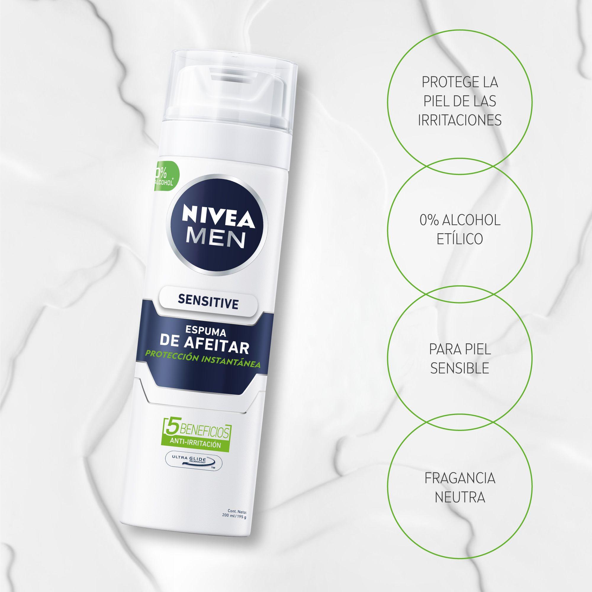 Pack Gel y Esmupa Afeitado+Balsamo After Shave Nivea Men-4
