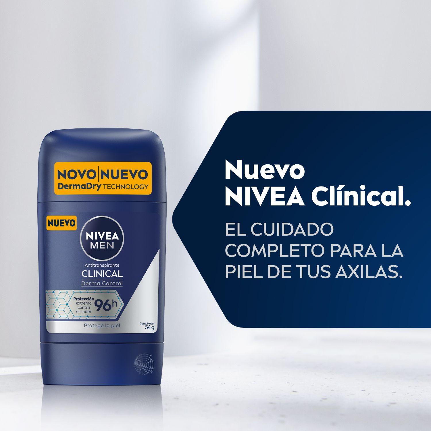 NIVEA Clinical Antitranspirante en barra masculino 50ml-2