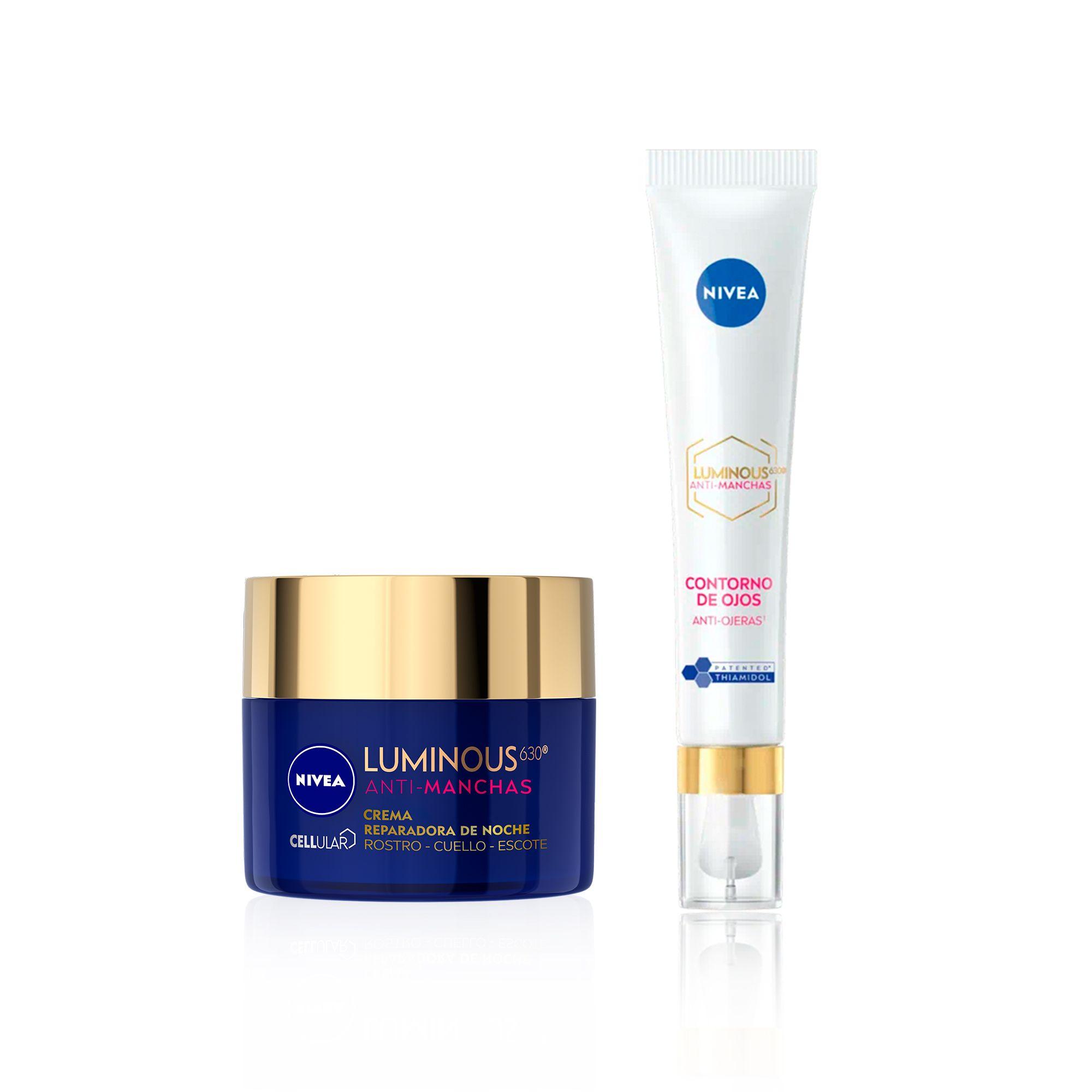 Pack Nivea Luminous 630 Contorno Ojos + Crema Facial-0
