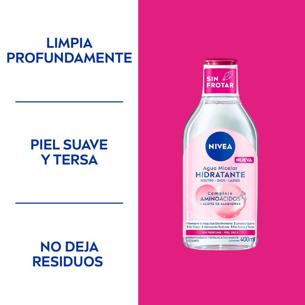 Nivea Agua Micelar Hidra Piel Seca 400ml-2