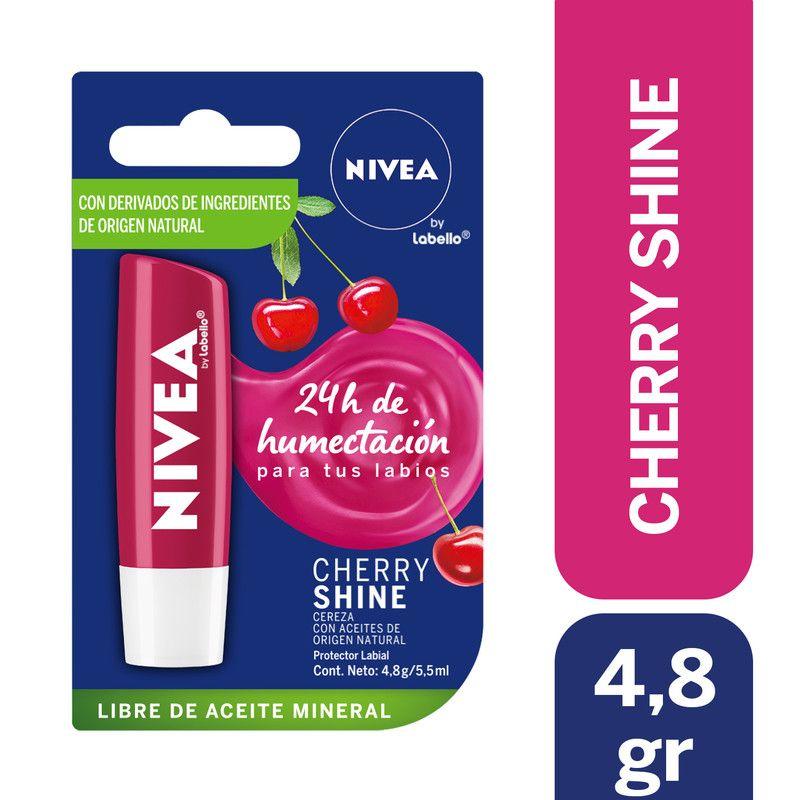 Bálsamo Labial Nivea Cherry Shine 4,8Gr-0