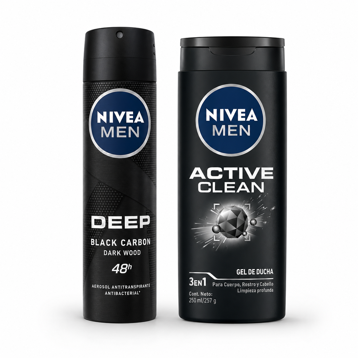 Pack NIVEA MEN Deep protección + limpieza-1