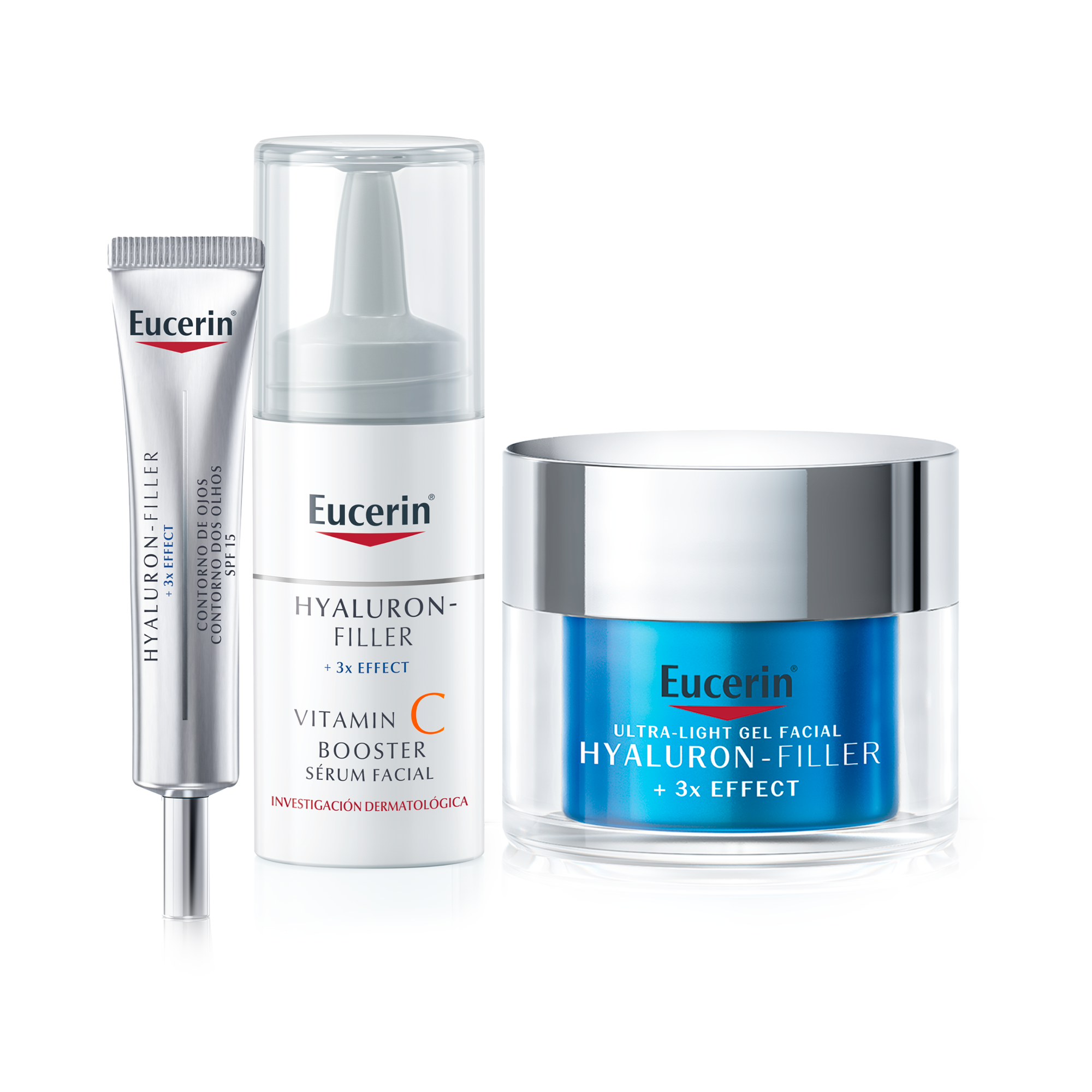 EUCERIN Pack Hyaluron Filler Ultra Light + Vitamina C-0