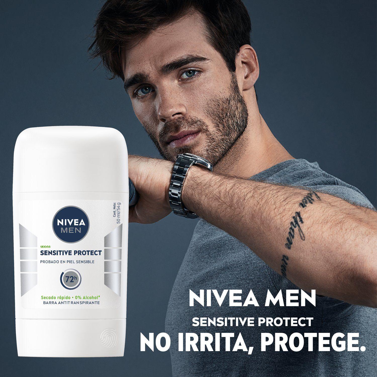 Antitranspirante NIVEA MEN Barra Sensitive Protect 50ml-5