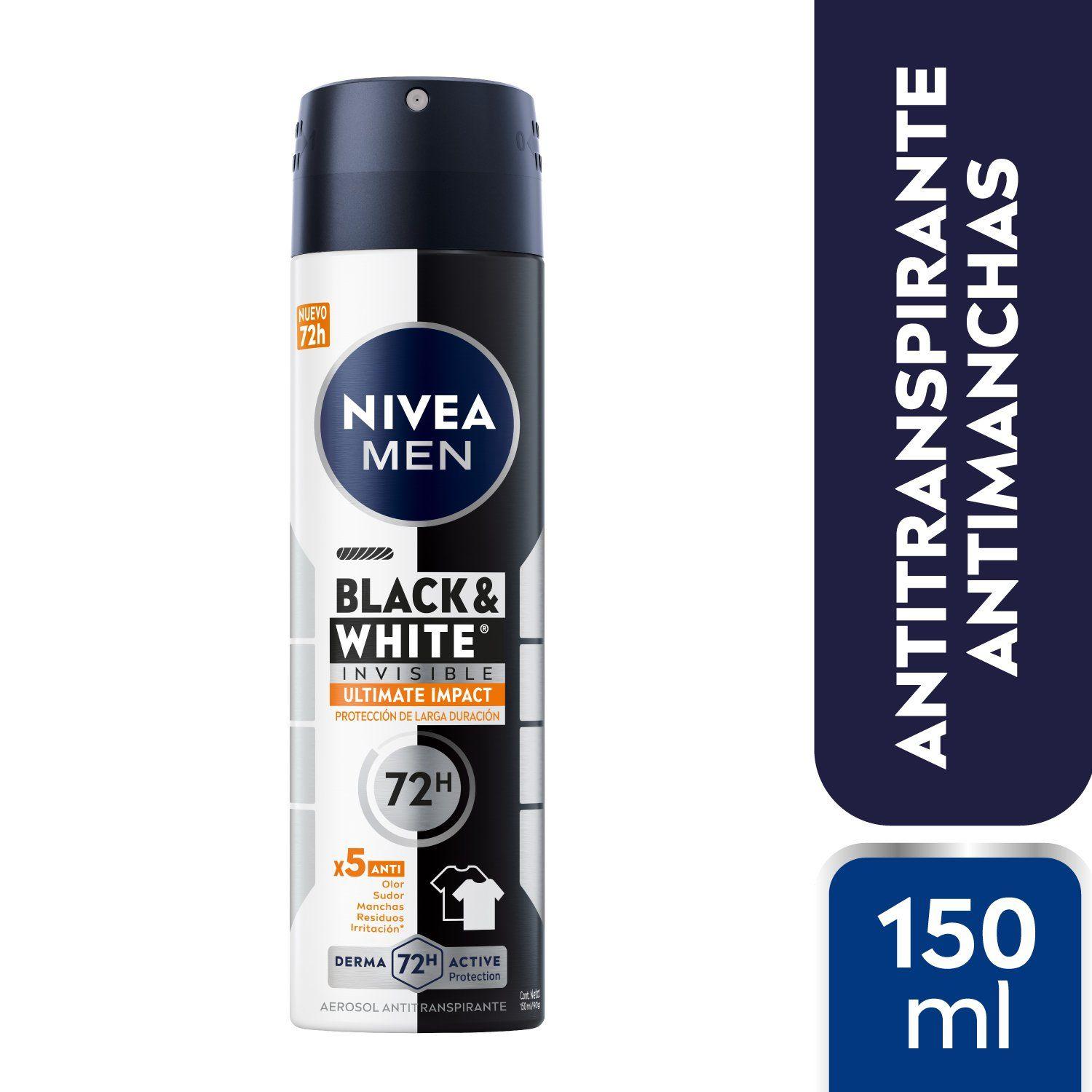 NIVEA MEN Antitranspirante Black&White Ultimate Impact 150ml-0
