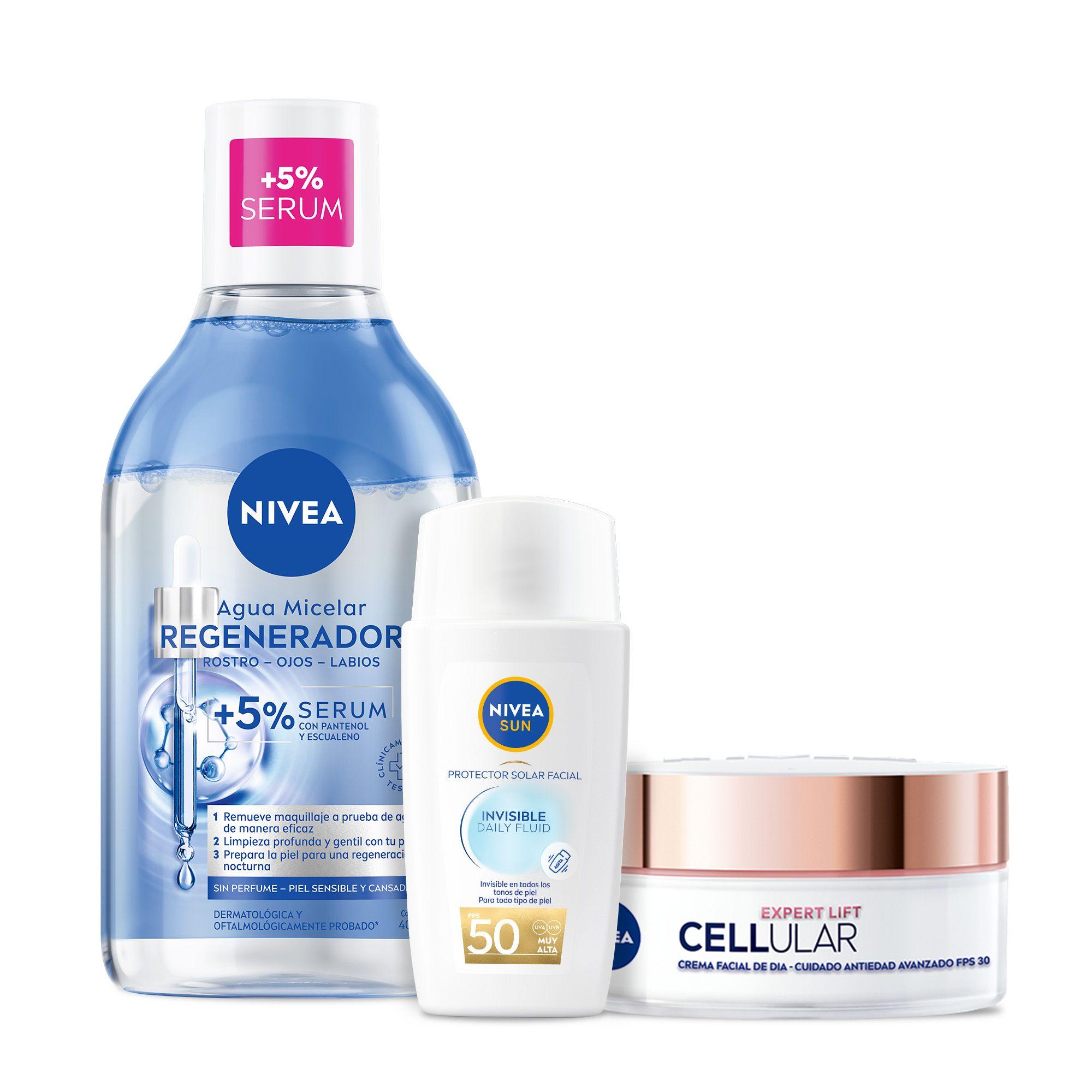 Nivea Pack Micelar + Anti Edad Día + Sun Fluid-0