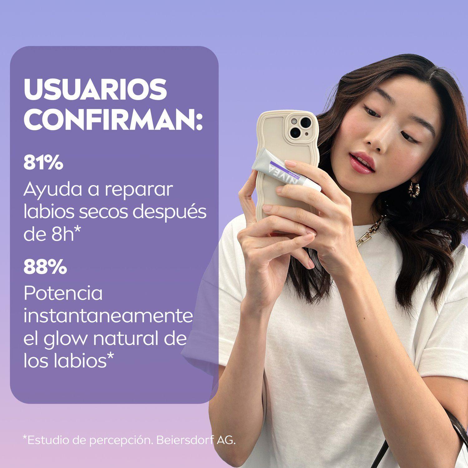 NIVEA Lip Glow con Ácido Hialurónico 10ml-4