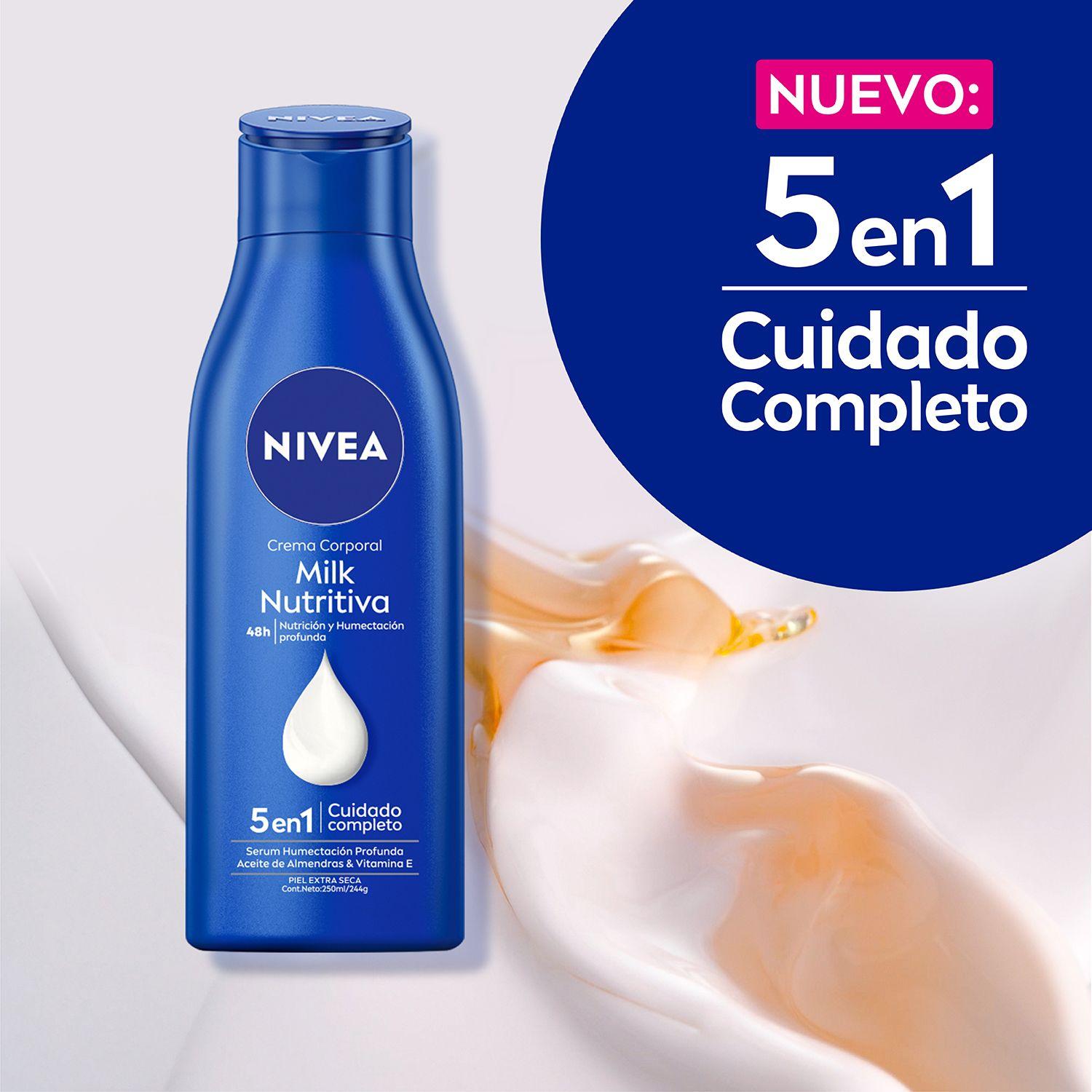 Nivea Pack Milk Nutritiva 250ml + Creme 60ml-5