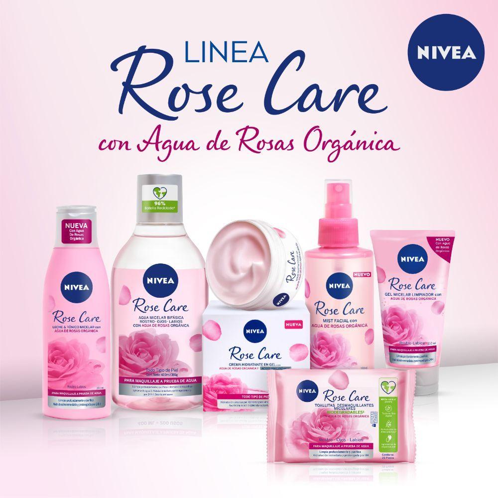 Toallitas Desmaquillantes Micelares Nivea Rose Care 25 Un-6