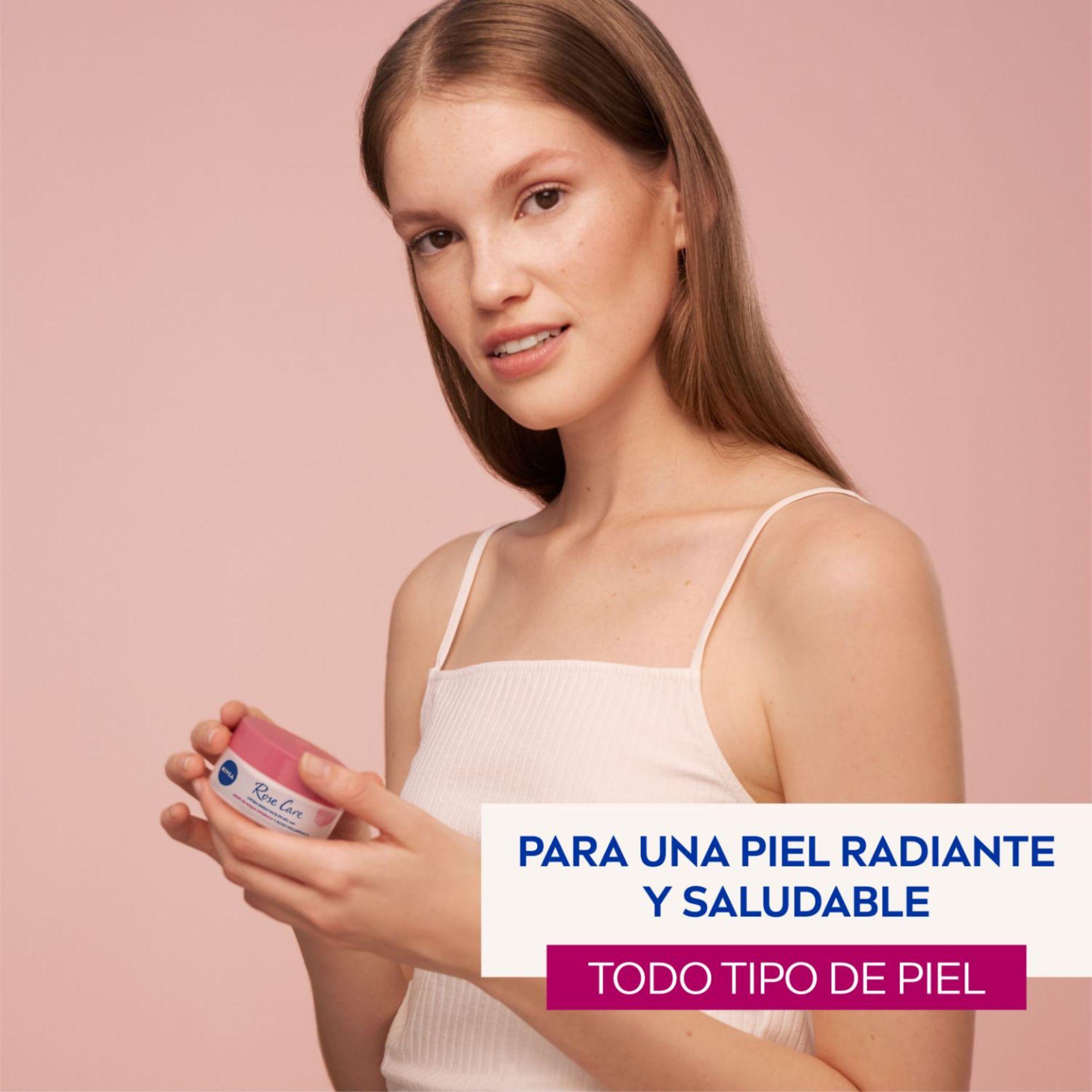 NIVEA Crema Hidratante Facial Rose Care 50 ml-2