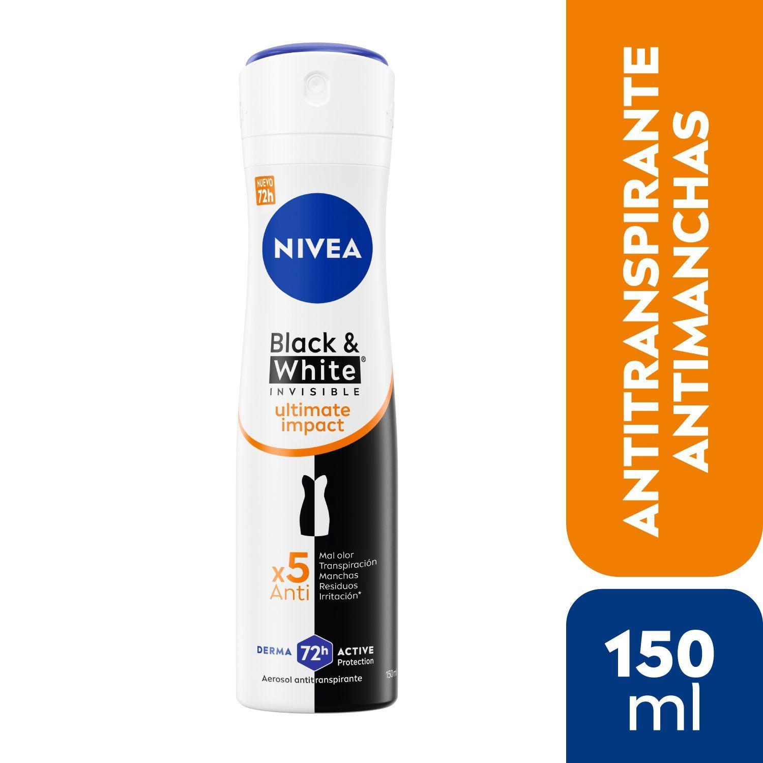 NIVEA Antitranspirante Black & White Ultimate Impact 150ml-0