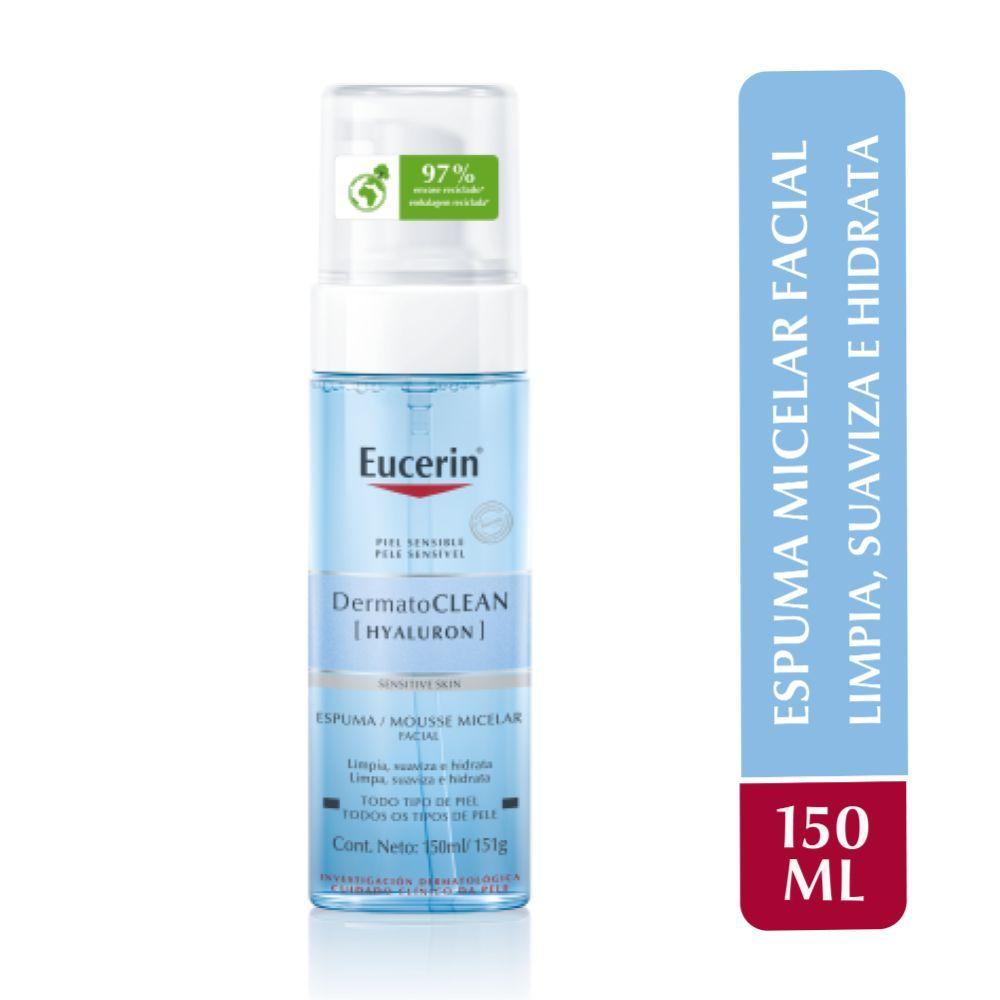 Eucerin Dermatoclean Hyaluron Espuma Micelar 3 En 1 150ml-0