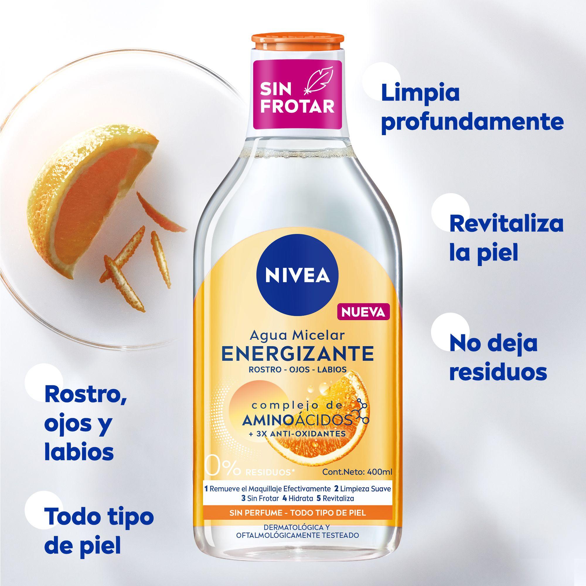 NIVEA Desmaquillante Agua Micelar Energy 400ml-2