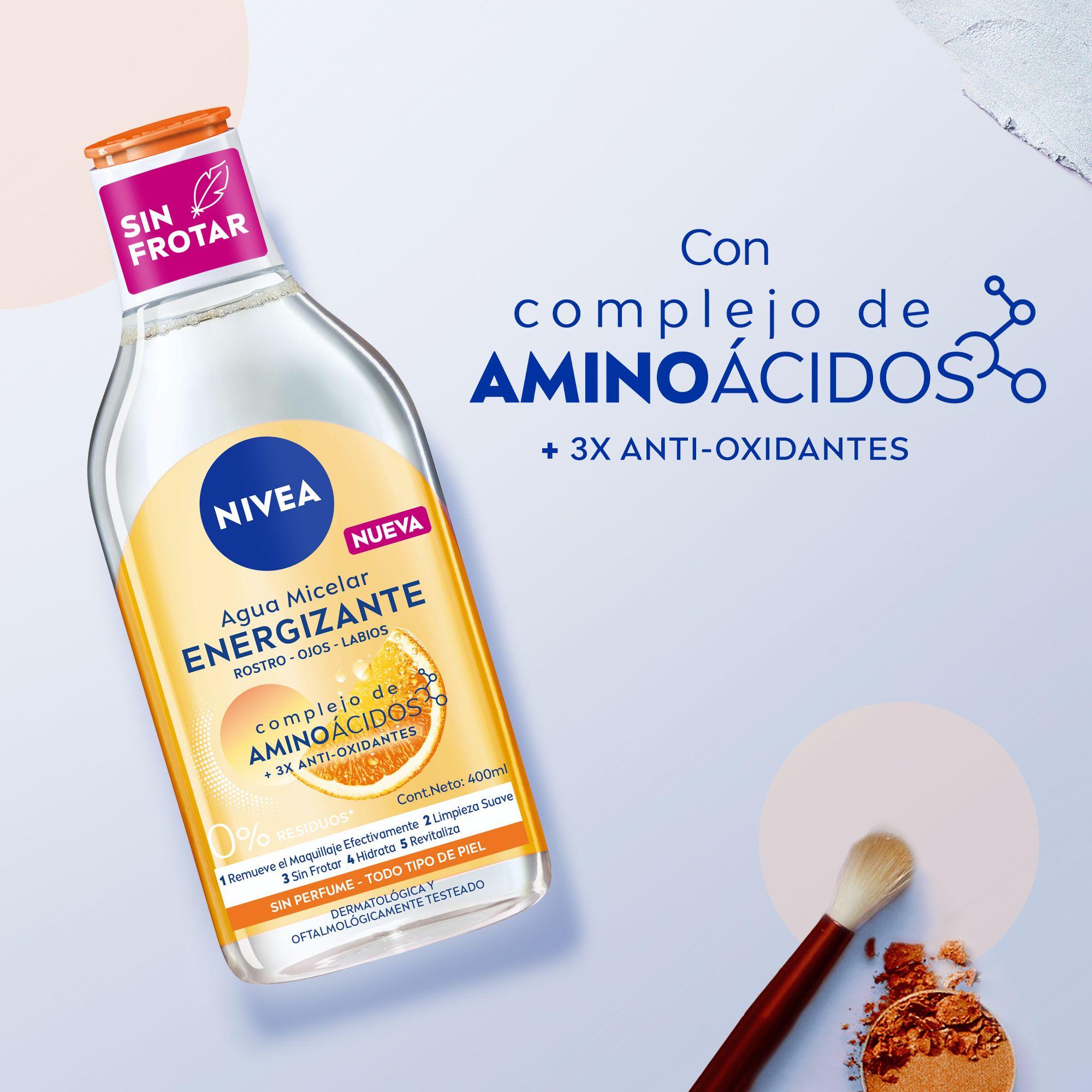 NIVEA Desmaquillante Agua Micelar Energy 400ml-5