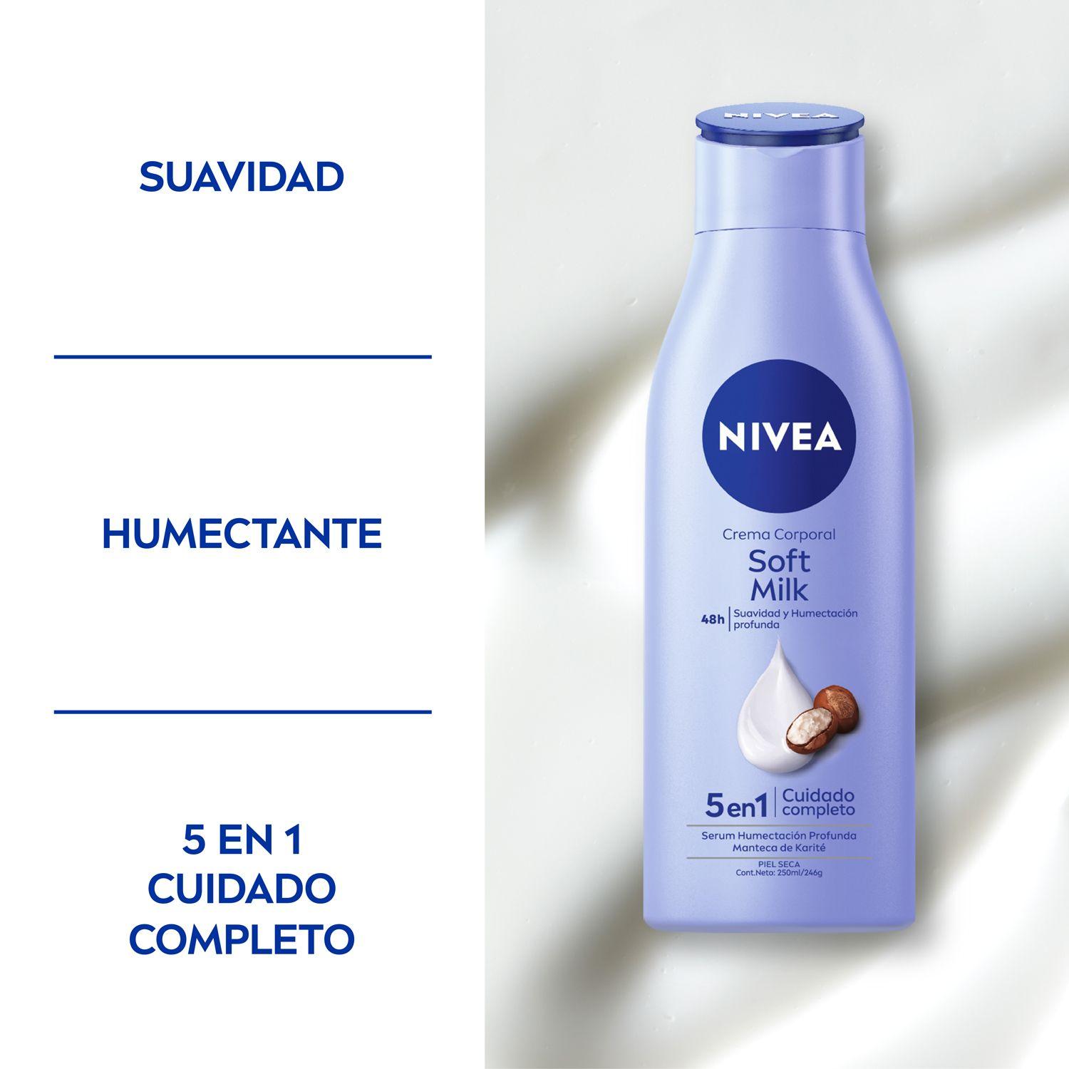 NIVEA Crema Humectante Soft Milk (250ml)-6