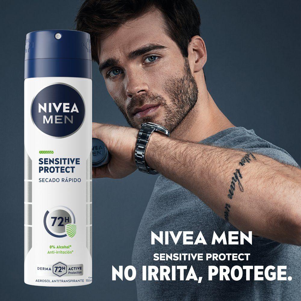 NIVEA MEN Antitranspirante Sensitive Fresh Spray 150ml-5