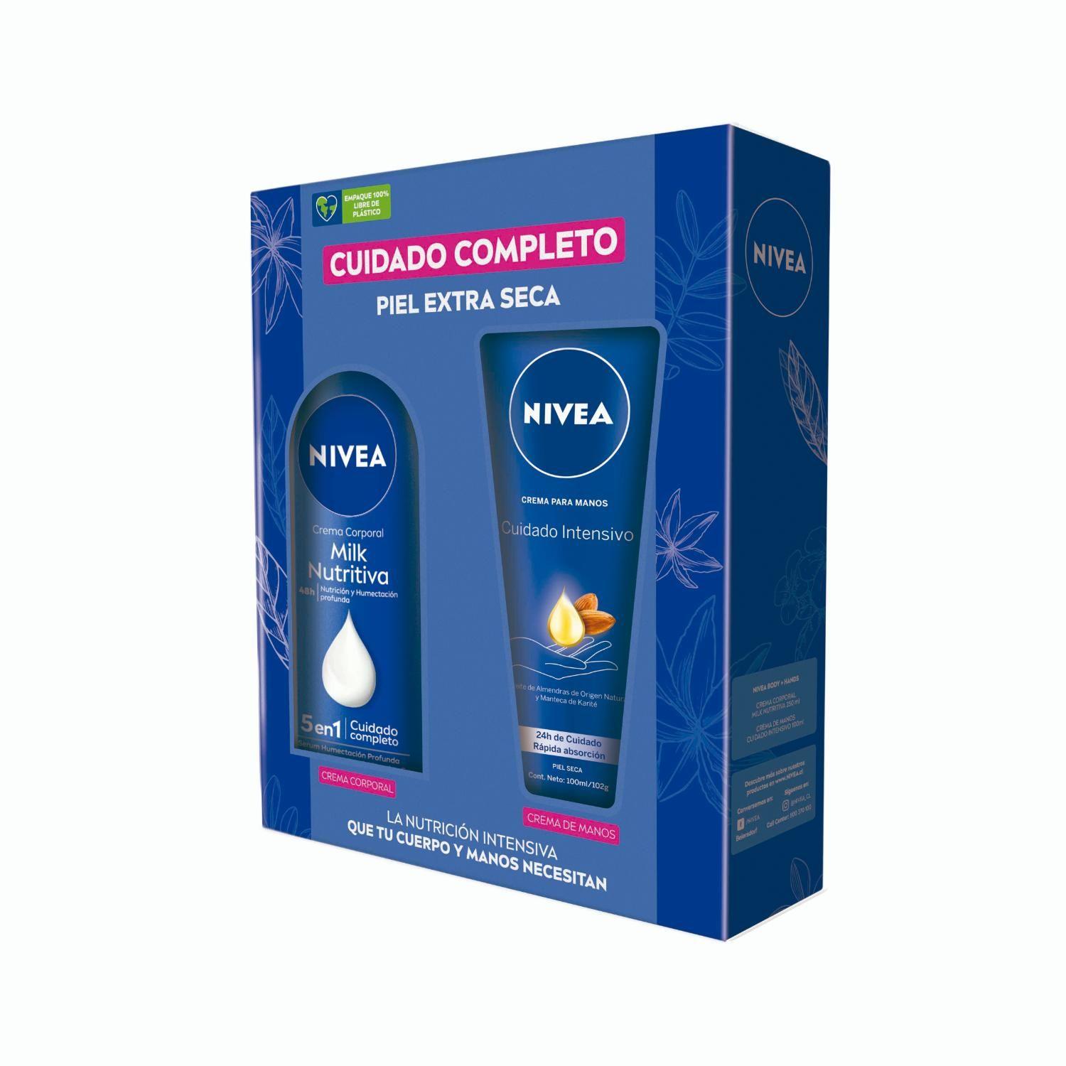 Pack NIVEA Milk Nutritiva 250 ml + Hand Intensiva 100 ml-2
