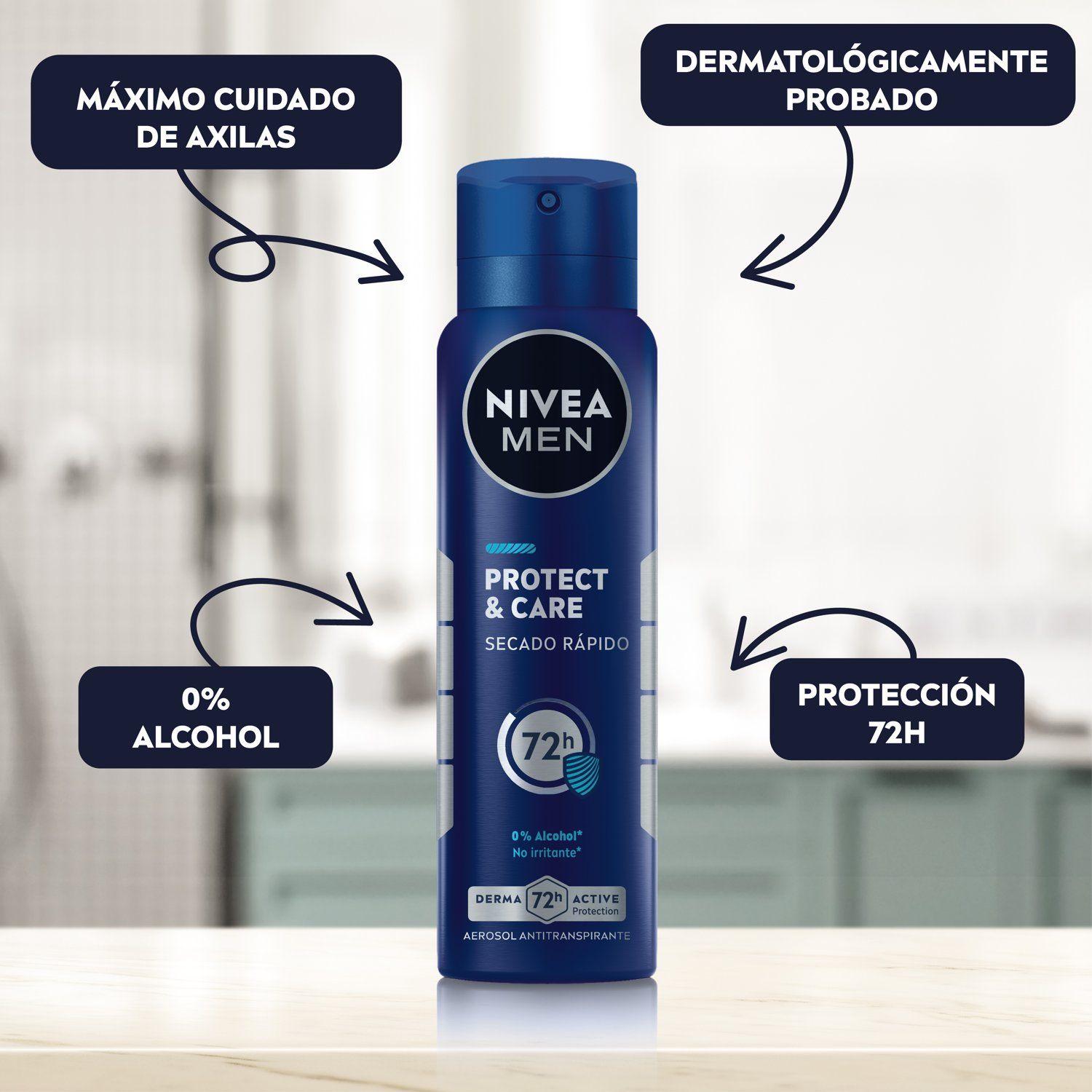 NIVEA MEN Desodorante Protect & Care Spray 150ml-2