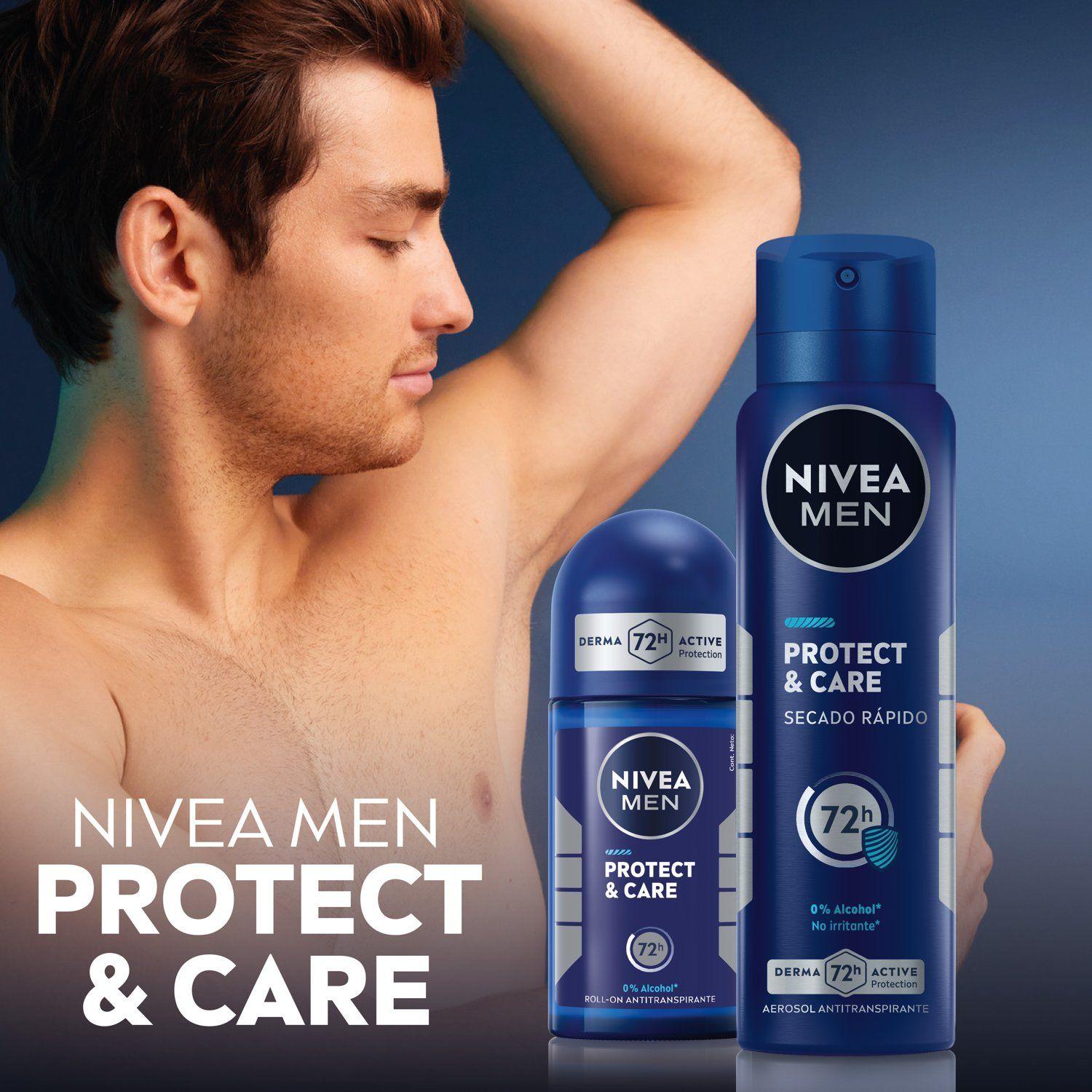 NIVEA MEN Desodorante Protect & Care Spray 150ml-6