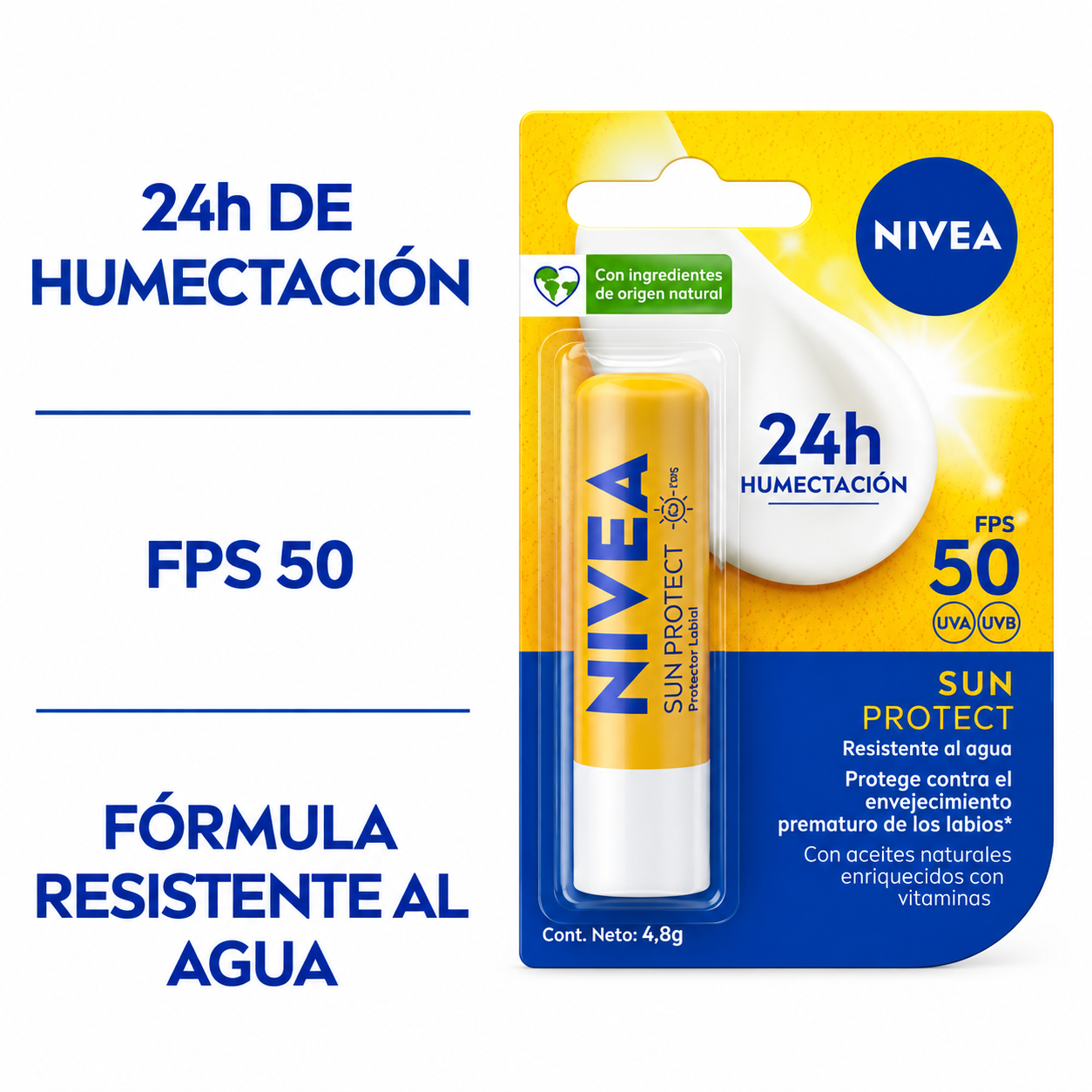 Nivea Pack Bálsamos Sun Protect + Med Repair SPF 4,8g-4