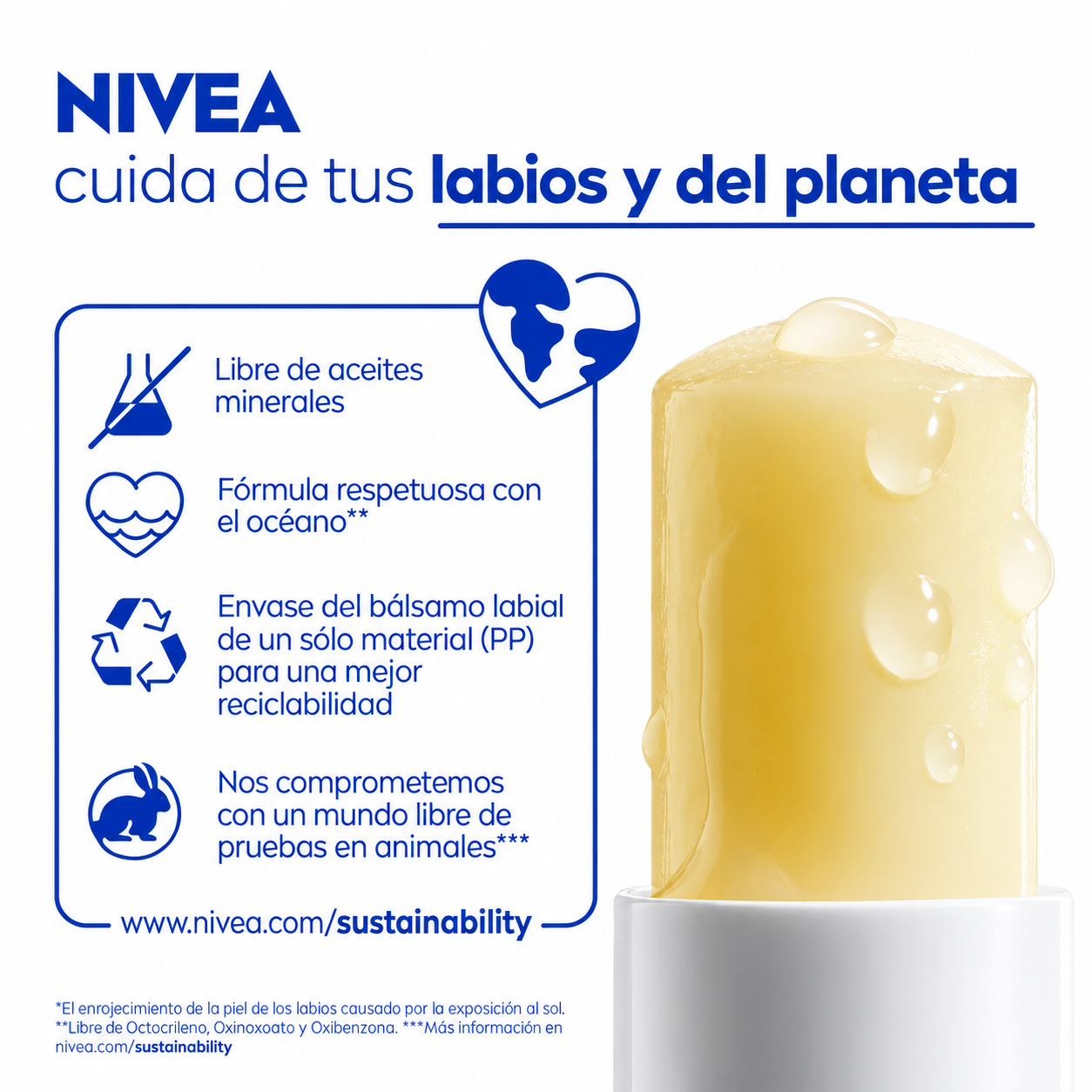 Nivea Pack Bálsamos Sun Protect + Med Repair SPF 4,8g-5